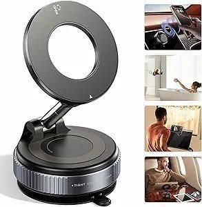 Vacuum Suction Magnetic Bracket – Hands-Free Phone Mount for Car, Home & Office