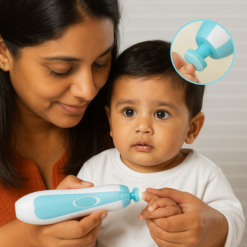 Baby Nail Trimmer with LED Light – Pain-Free Nail Care for Newborns