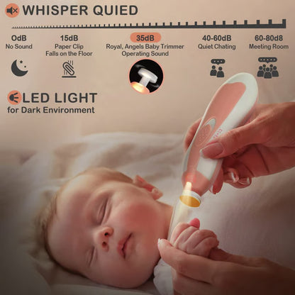 Baby Nail Trimmer with LED Light – Pain-Free Nail Care for Newborns
