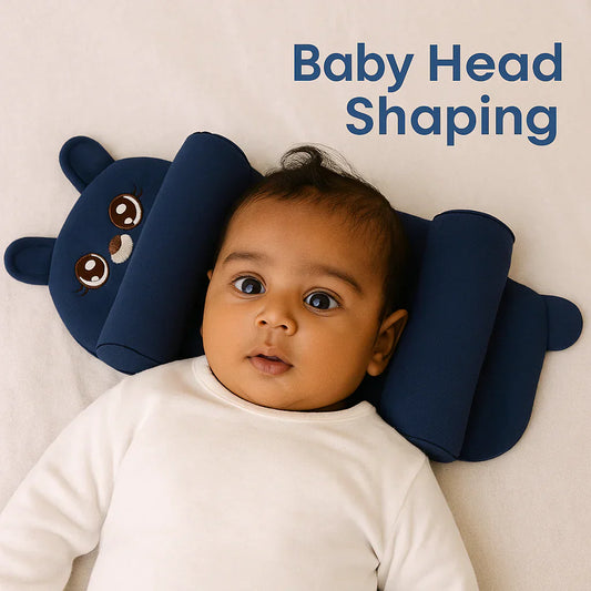 Turtlee™ Orthopedic Baby Head Shaping Pillow – Gentle Support for Newborns